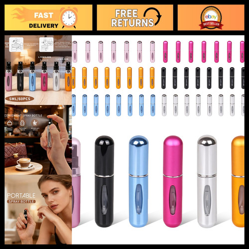 60pcs 5ml refillable mini - 5ml,