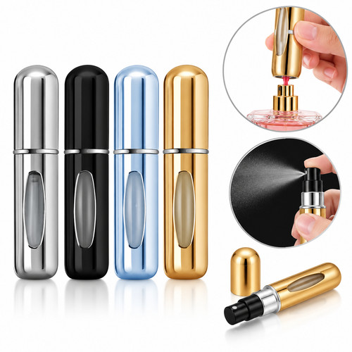 4pcs mini refillable perfume - 4pcs,