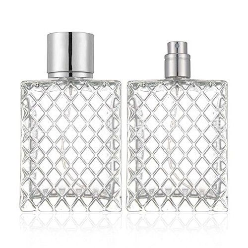 2pcs 100ml refillable - 2pcs, glass