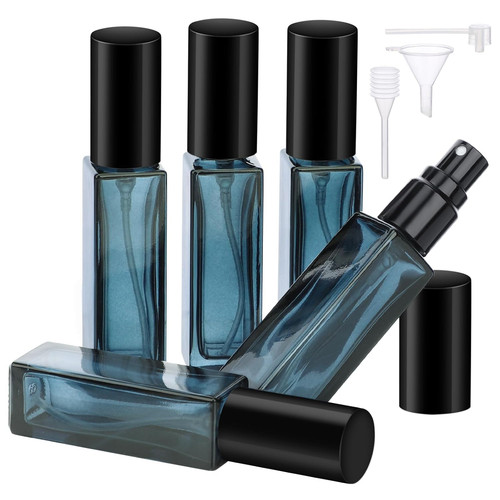 Glass perfume bottles pack - glass, 5