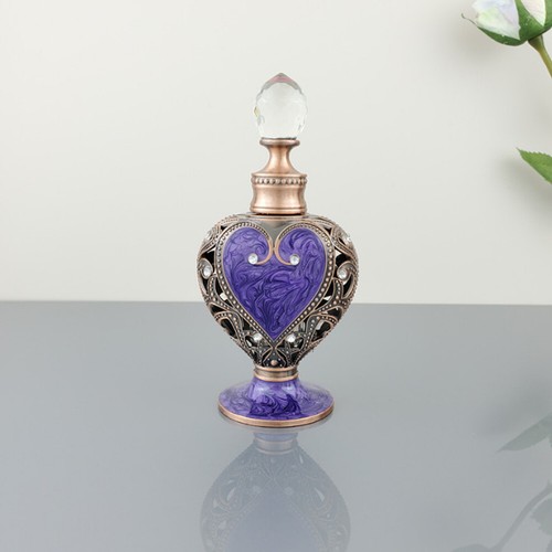 Vintage purple perfume glass - purple,