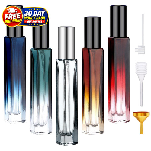 Glass perfume bottle set - perfume, 5